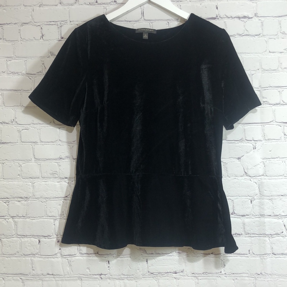 Banana Republic velvet top